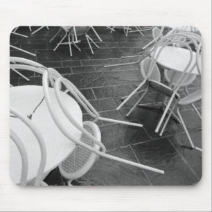 Europe, France, Paris. Chairs, Jardin du 4 Mouse Pad