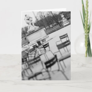 Europe, France, Paris. Chairs, Jardin du Card