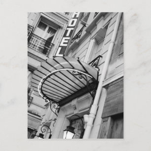 Europe, France, Paris. Detail of Left Bank hotel Postcard