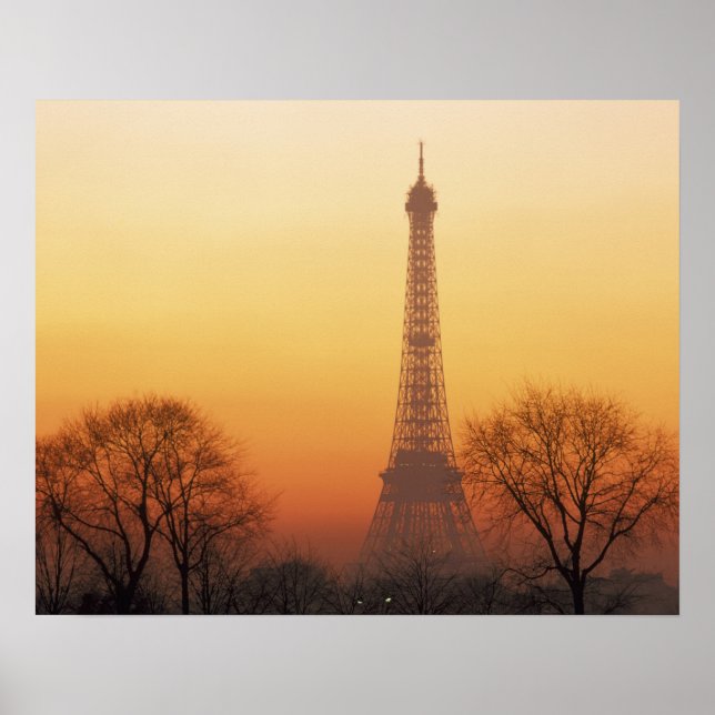 Europe, France, Paris. Eiffel Tower (Medium Poster (Front)