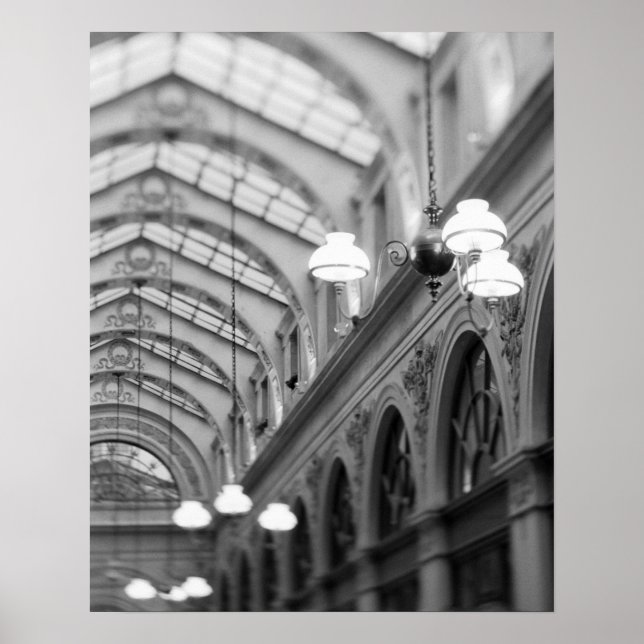 Europe, France, Paris. Interior, Galerie Poster (Front)