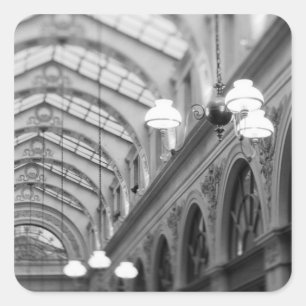 Europe, France, Paris. Interior, Galerie Square Sticker
