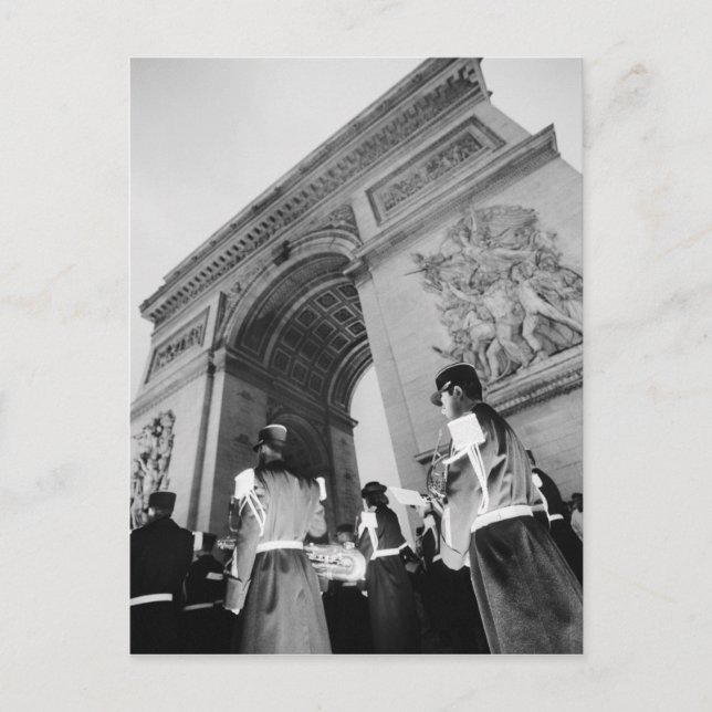 Europe, France, Paris. Military ceremony at the Postcard (Front)