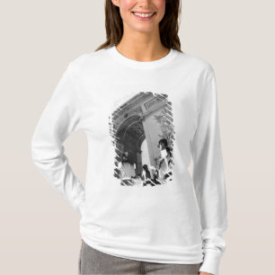 Europe, France, Paris. Military ceremony at the T-Shirt