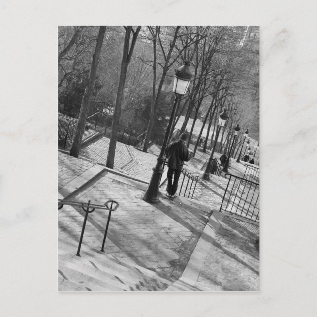Europe, France, Paris, Montmartre: Morning on Postcard (Front)