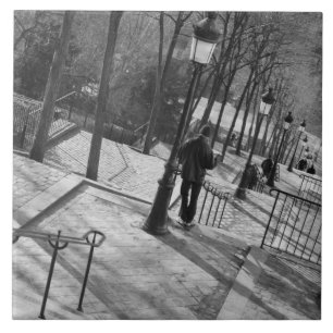 Europe, France, Paris, Montmartre: Morning on Tile