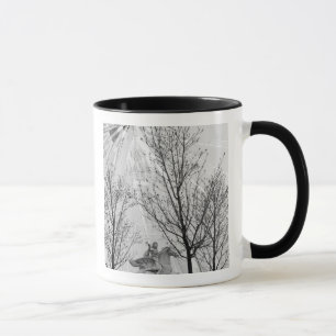 Europe, France, Paris. Statue and Ferris Wheel, Mug