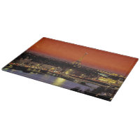 Europe, France, Paris. Sunset view of Eiffel