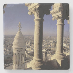 Europe, France, Paris, View of Paris through Stone Coaster