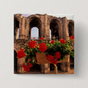 Europe, France, Provence, Arles, Bouches, du, 15 Cm Square Badge