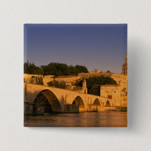 Europe, France, Provence, Avignon. Palais des 2 15 Cm Square Badge