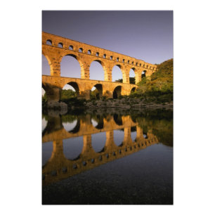Europe, France, Provence, Gard. Pont du Gard, Photo Print