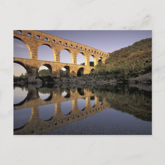 Europe, France, Provence, Gard; Pont du Gard, Postcard (Front)