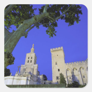 Europe, France, Provence, Vaucluse, Avignon. Square Sticker