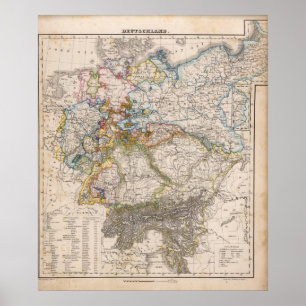 Europe, Germany, Austria Poster