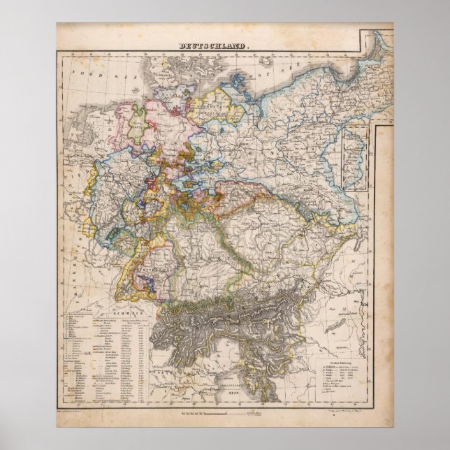 Europe, Germany, Austria Poster (Front)
