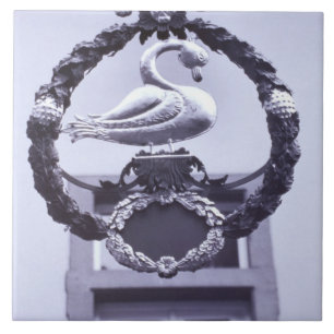 Europe, Germany, Baden, Wurttemberg, Heidelberg. Ceramic Tile