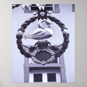 Europe, Germany, Baden, Wurttemberg, Heidelberg. Poster