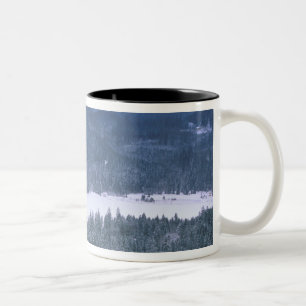 Europe, Germany, Bayern, Hohenschwangau Two-Tone Coffee Mug