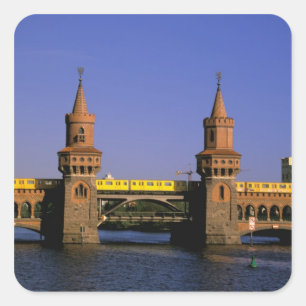 Europe, Germany, Berlin. Kreuzberg, Oberbaum Square Sticker