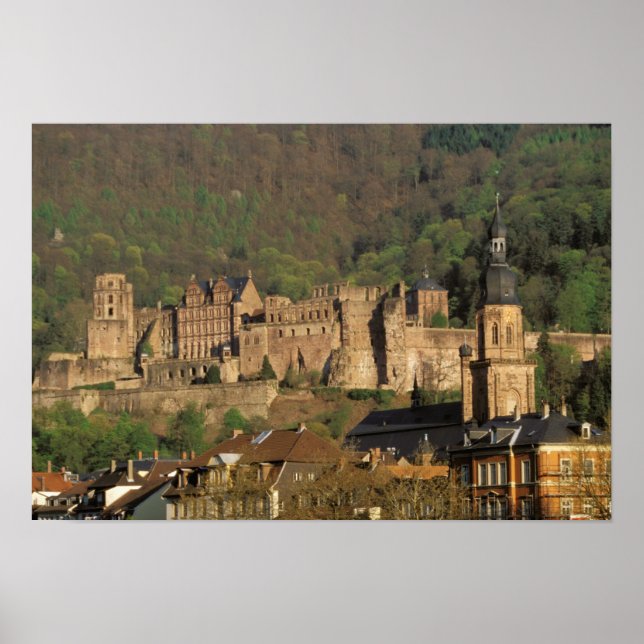 Europe, Germany, Heidelberg. Castle Poster (Front)