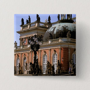 Europe, Germany, Potsdam. Parc Sanssouci, Neus 15 Cm Square Badge