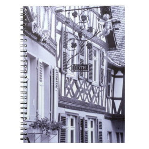 Europe, Germany, Rhineland, Pfalz, Boppard. Half Notebook