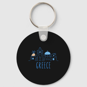 Europe Greece Athens Santorini Family Vacation Sou Key Ring