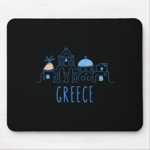 Europe Greece Athens Santorini Family Vacation Sou Mouse Pad