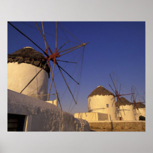 Europe, Greece, Cyclades Islands, Mykonos, 2 Poster