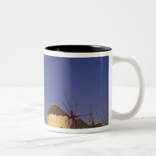 Europe, Greece, Cyclades Islands, Mykonos, 2 Two-Tone Coffee Mug