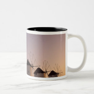 Europe, Greece, Cyclades Islands, Mykonos, Two-Tone Coffee Mug