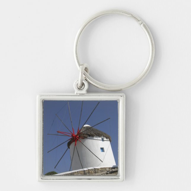 Europe, Greece, Mykonos. 3 Key Ring (Front)