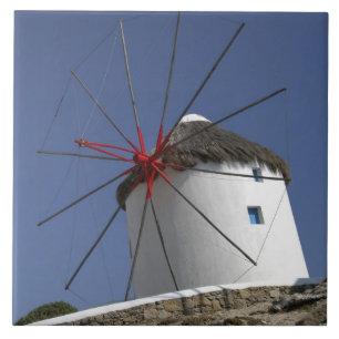 Europe, Greece, Mykonos. 3 Tile