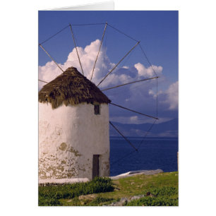 Europe, Greece, Mykonos. A striking white