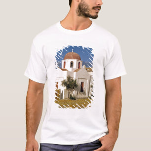 Europe, Greece, Mykonos. Fishing nets dry on the T-Shirt