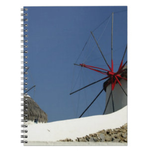 Europe, Greece, Mykonos. Notebook
