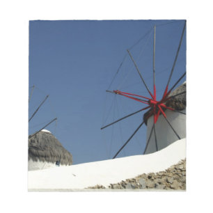 Europe, Greece, Mykonos. Notepad