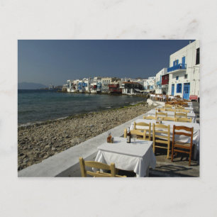 Europe, Greece, Mykonos. Views of the seaside Postcard