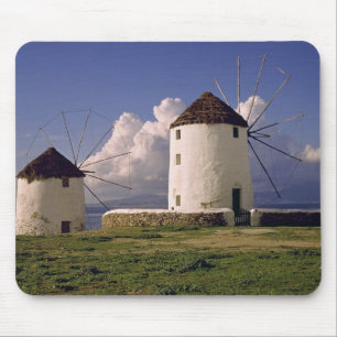 Europe, Greece, Mykonos. White-washed Mouse Pad
