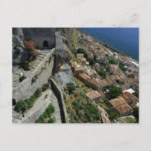 Europe, Greece, Peloponnese, Monemvasia Postcard