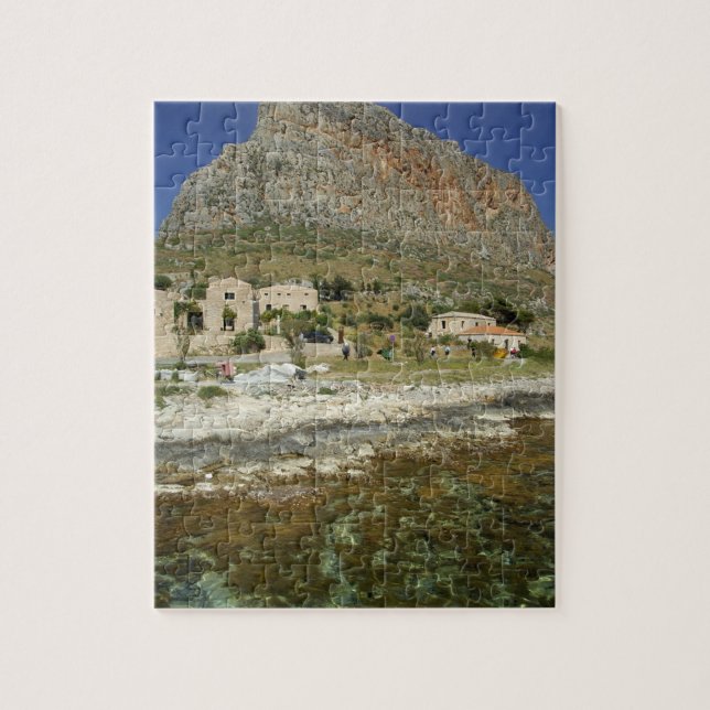 Europe, Greece, Peloponnese, Monemvasia. The 2 Jigsaw Puzzle (Vertical)