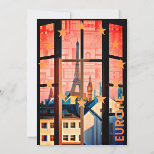 Europe Holiday Card