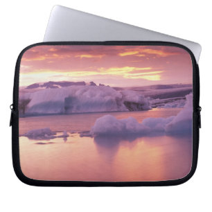 Europe, Iceland, Jokulsarlon lagoon Laptop Sleeve