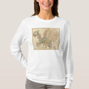 Europe Illustrated Map T-Shirt