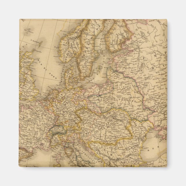 Europe in 1789 magnet (Front)