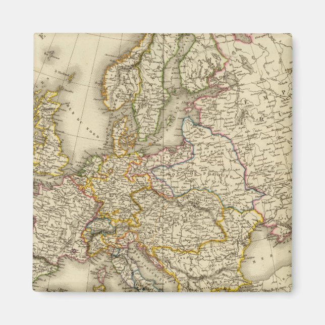 Europe in 1789 magnet (Front)