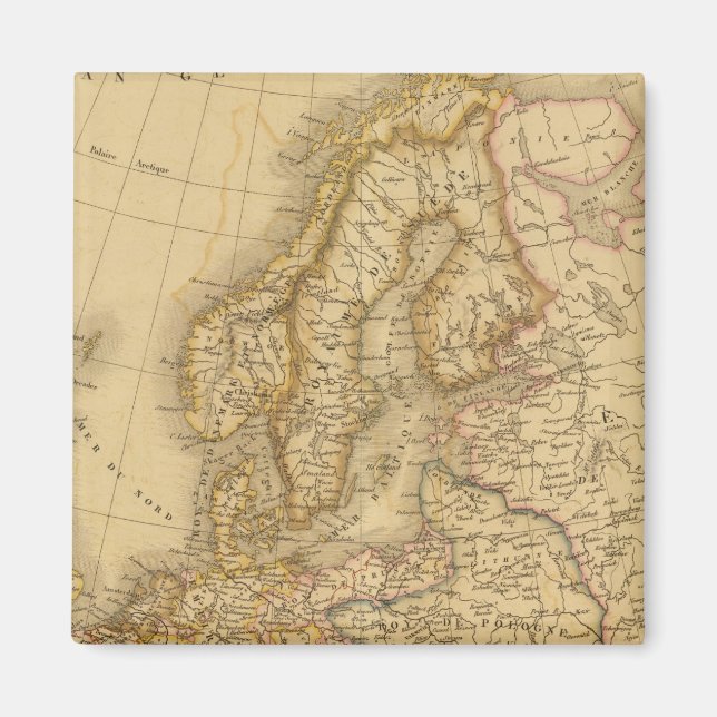 Europe in 1813 magnet (Front)