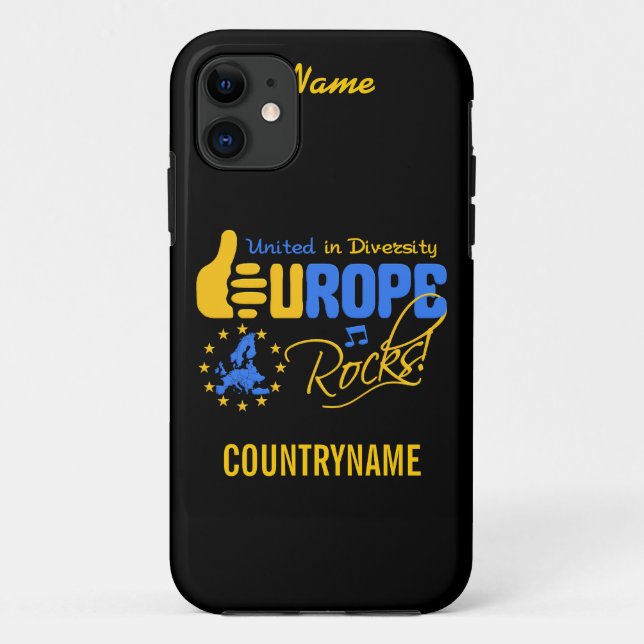 Europe iPhone Case-Mate Case (Back)
