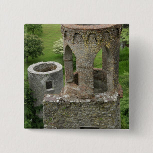Europe, Ireland, Blarney Castle. THIS IMAGE 15 Cm Square Badge
